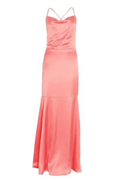Quiz Prom Dresses|Prom & Ball>Satin Cross Back Maxi Dress