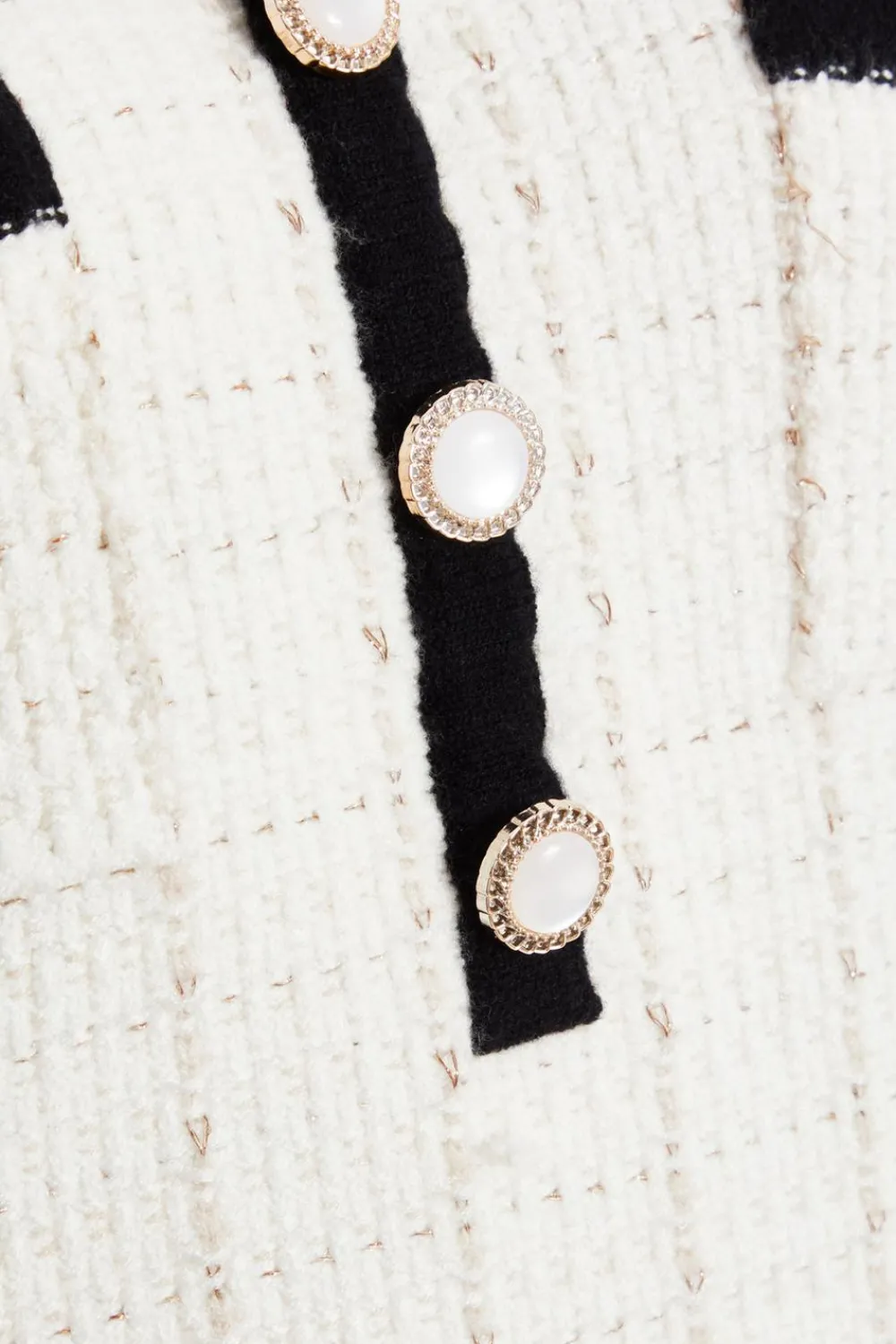 Quiz Workwear|Knitwear>Cream Boucle Knit Jumper Dress