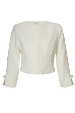 Quiz Day At The Races|Christening Guest>Bow Sleeve Cropped Blazer