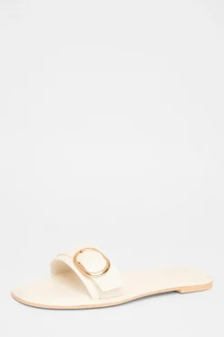 Quiz Sandals|Holiday Shoes>Buckle Flat Sandals