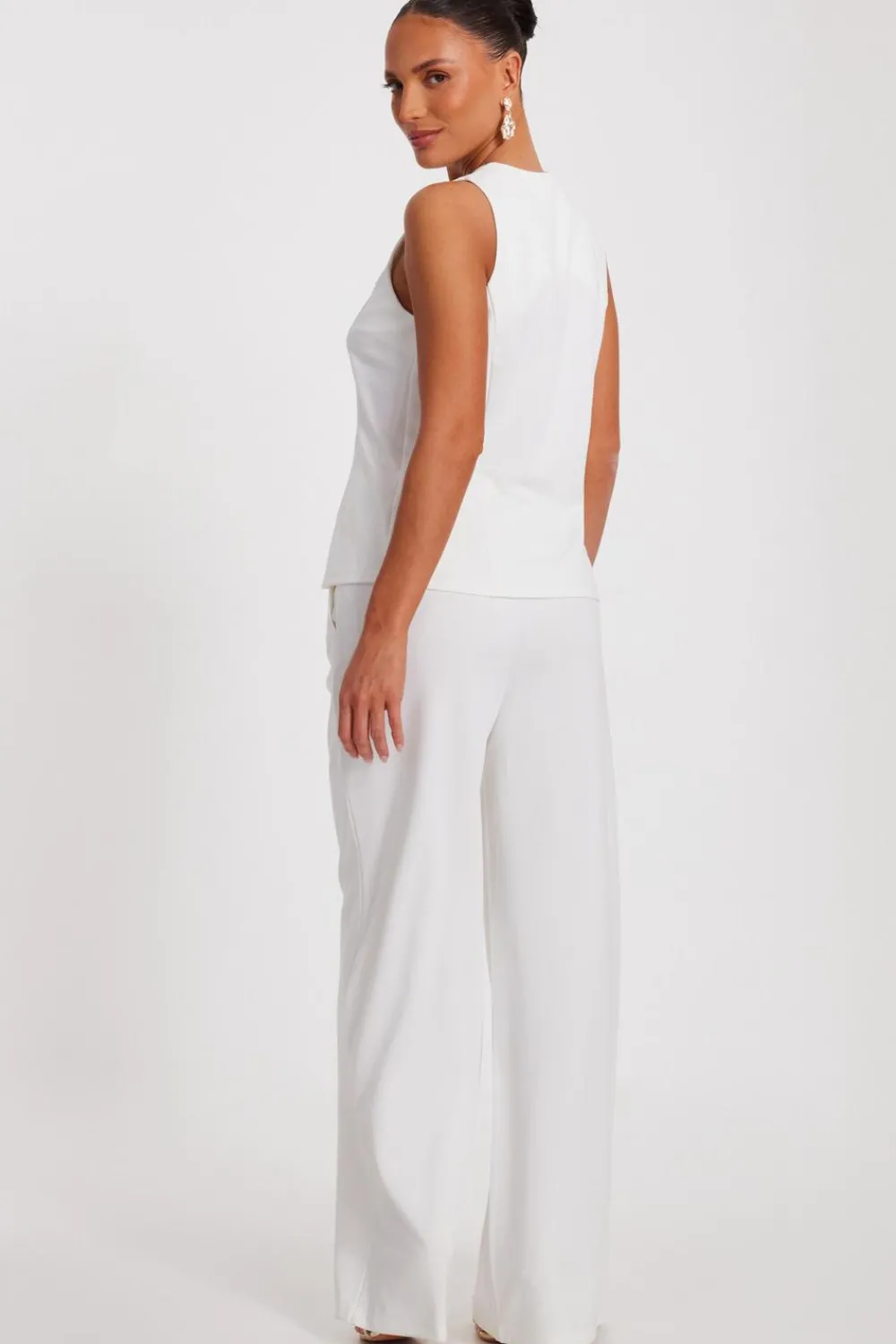 Quiz Waistcoat|Summer Tops>Button Front Waistcoat