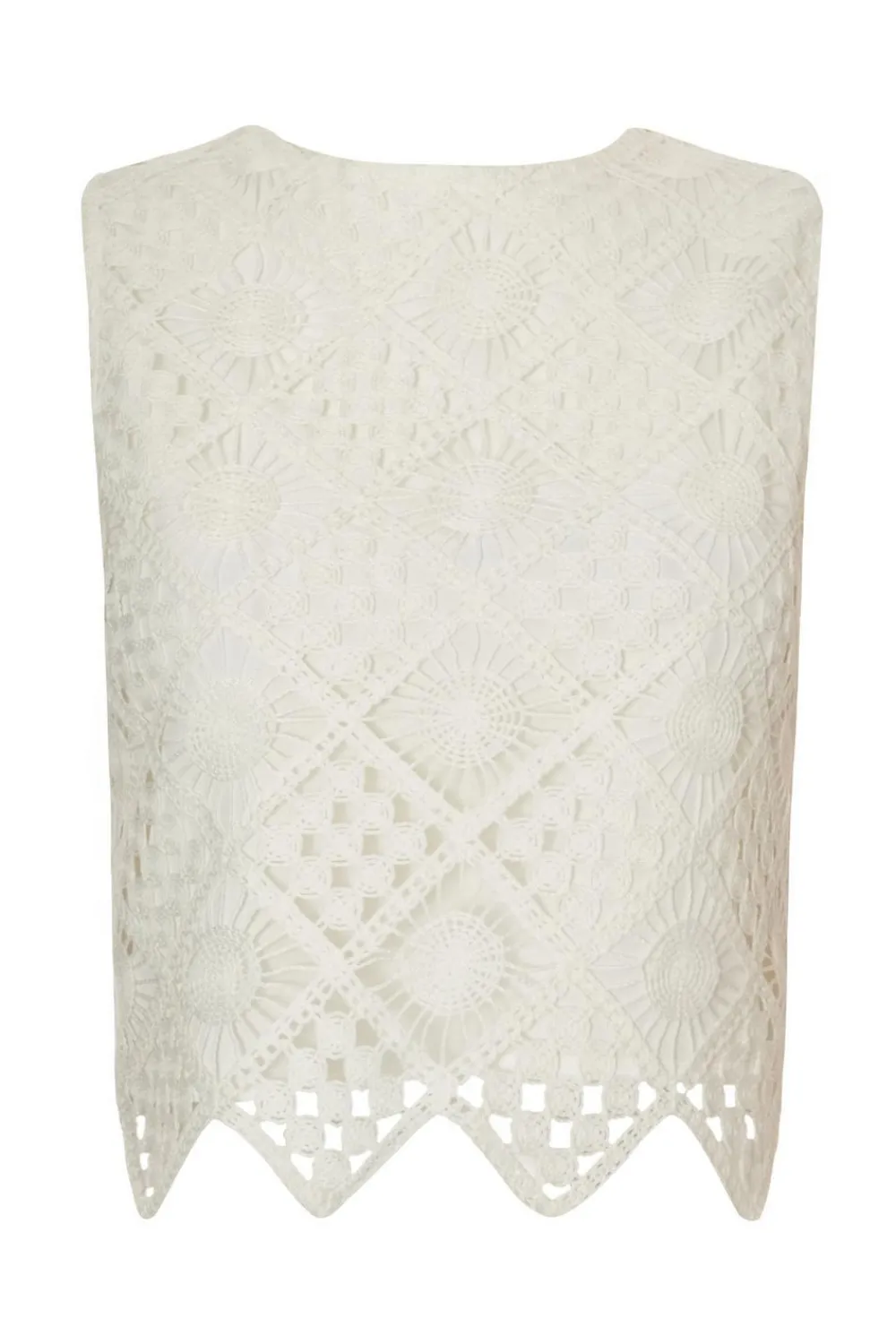 Quiz Summer Tops|Day Tops>Crochet Tank Top