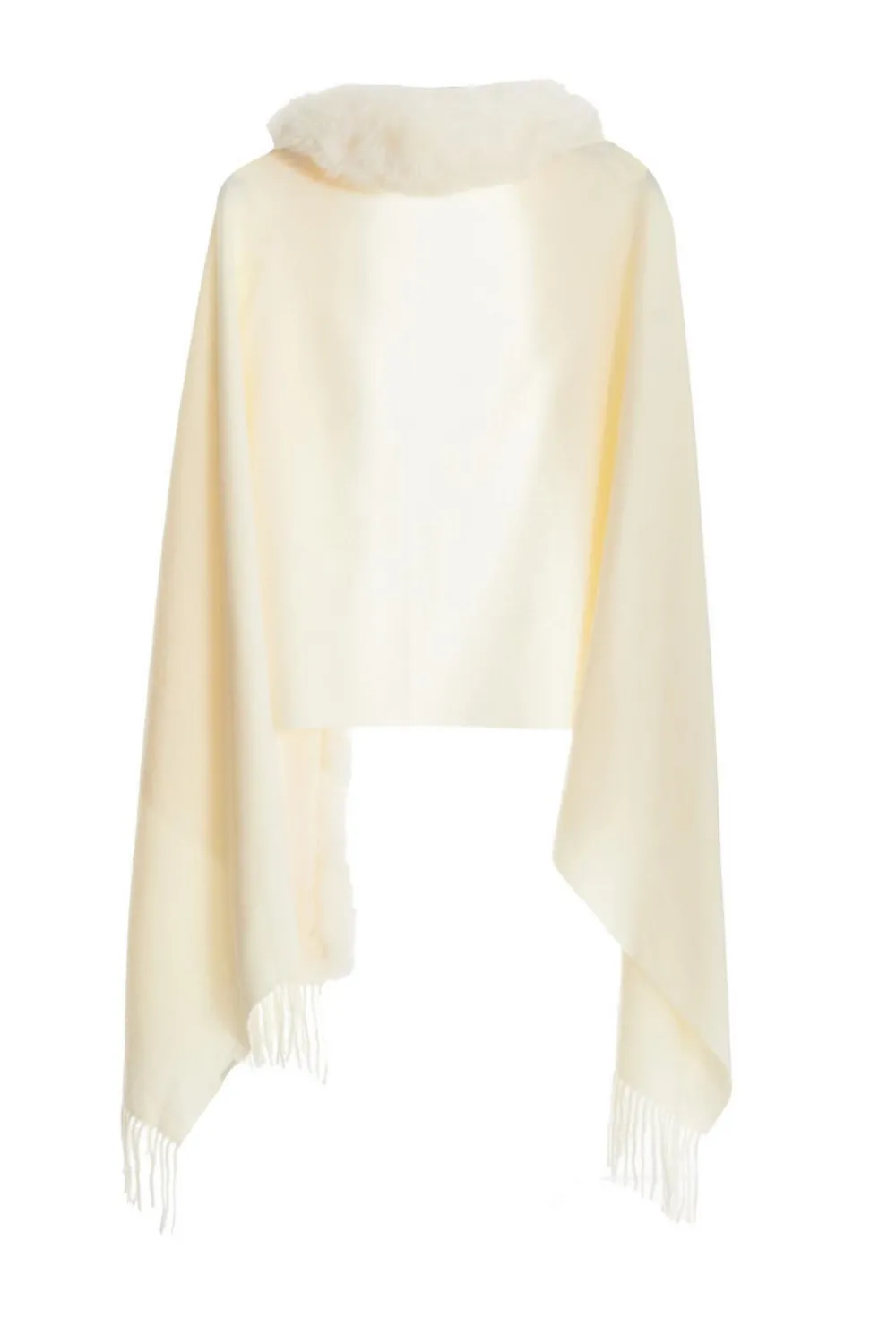 Quiz Capes & Ponchos>Faux Fur Trim Cape