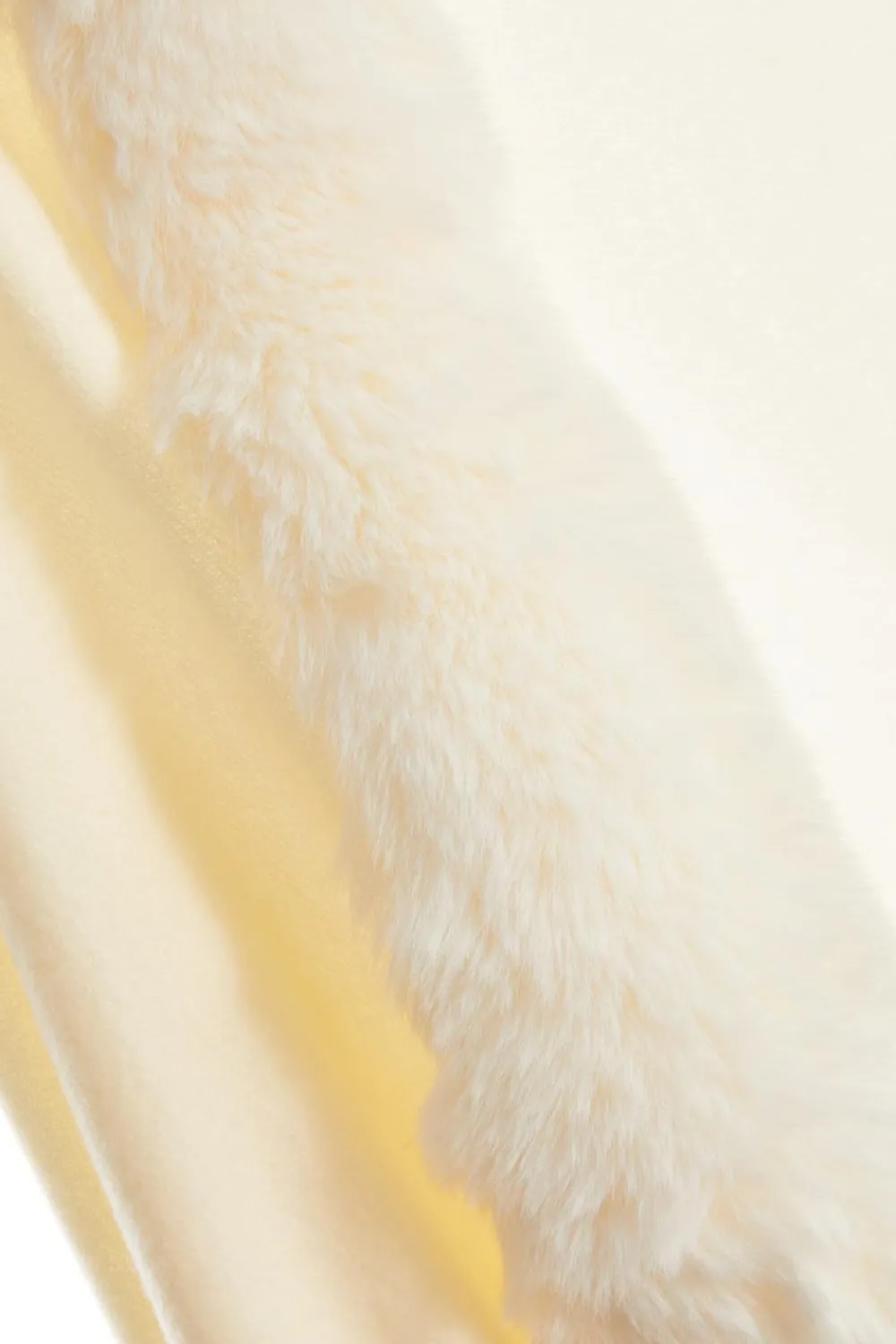 Quiz Capes & Ponchos>Faux Fur Trim Cape