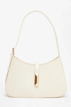 Quiz Bags>Faux Leather Shoulder Bag
