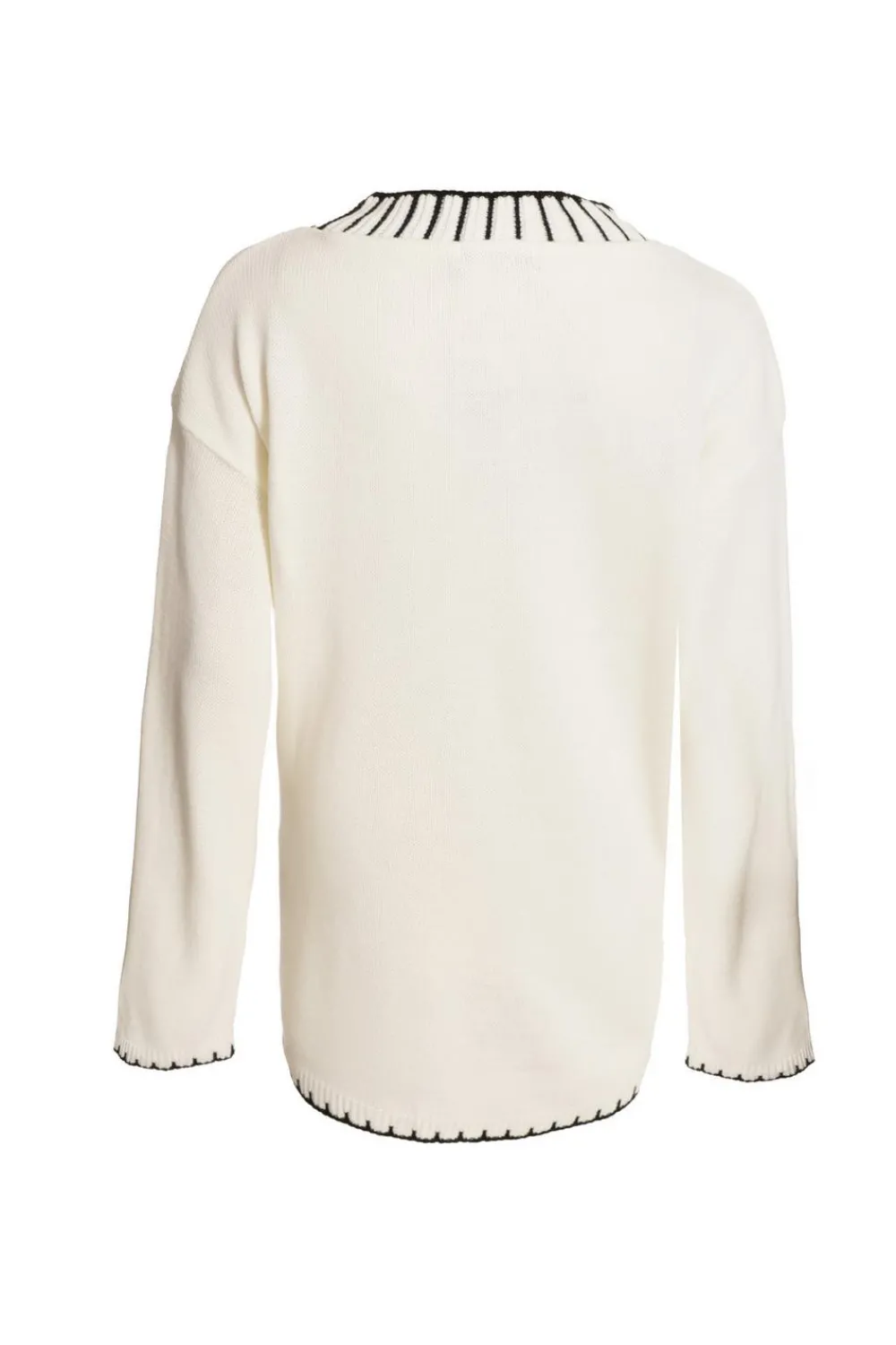 Quiz Knitwear|Jumpers>Knit Contrast Stich Jumper