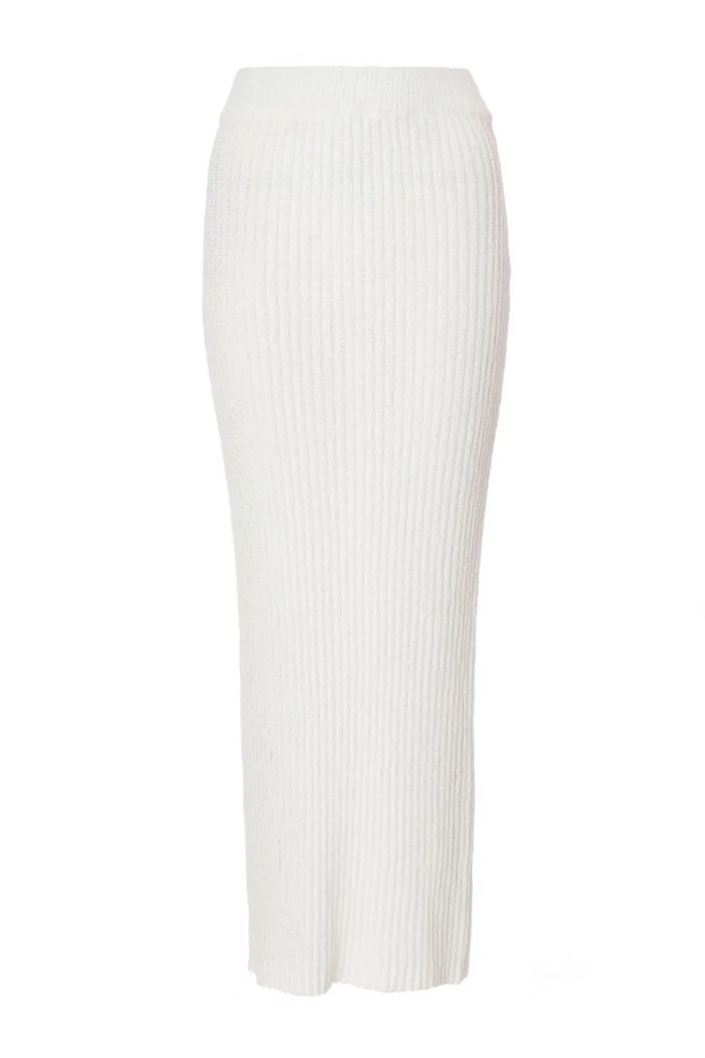 Quiz Skirts|Knitwear>Cream Knitted Midaxi Skirt
