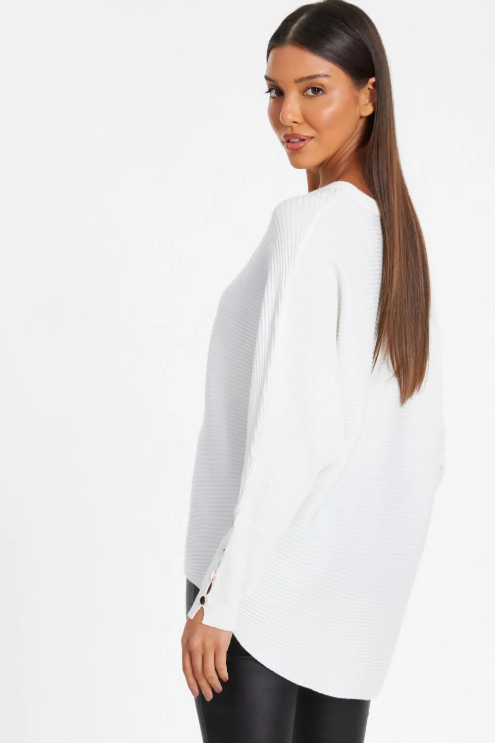 Quiz Jumpers|Everyday Essentials>Light Knit Buttoned Jumper