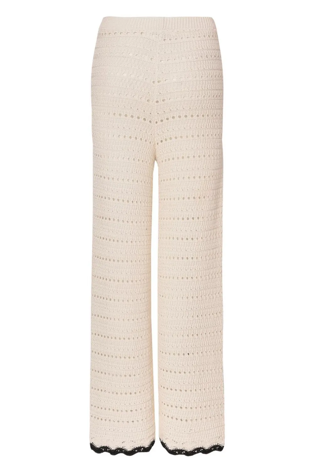 Quiz Trousers|Summer Clothes>Cream Light Knit Trousers