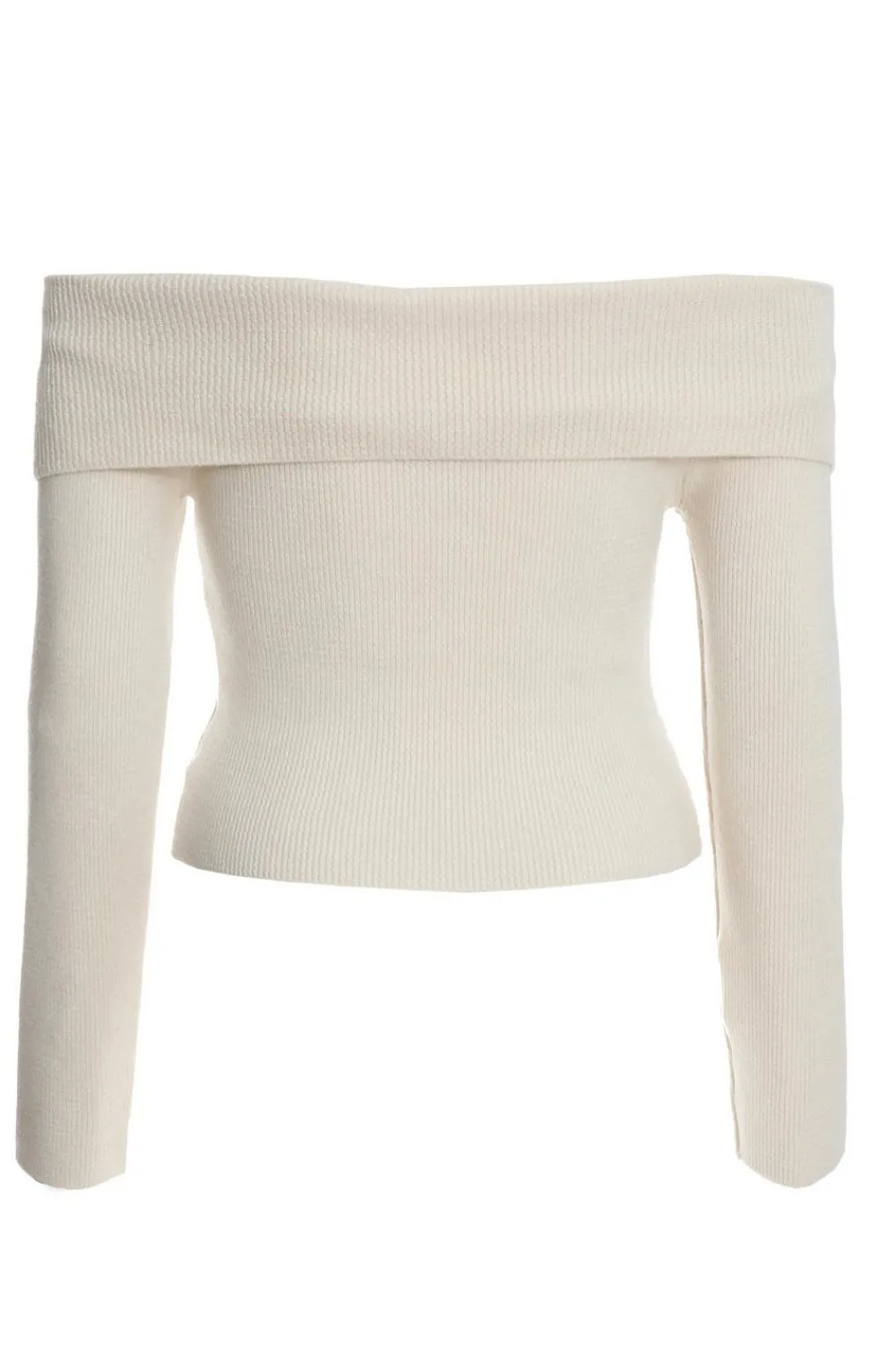 Quiz Bardot Tops|Tops>Ribbed Bardot Jumper