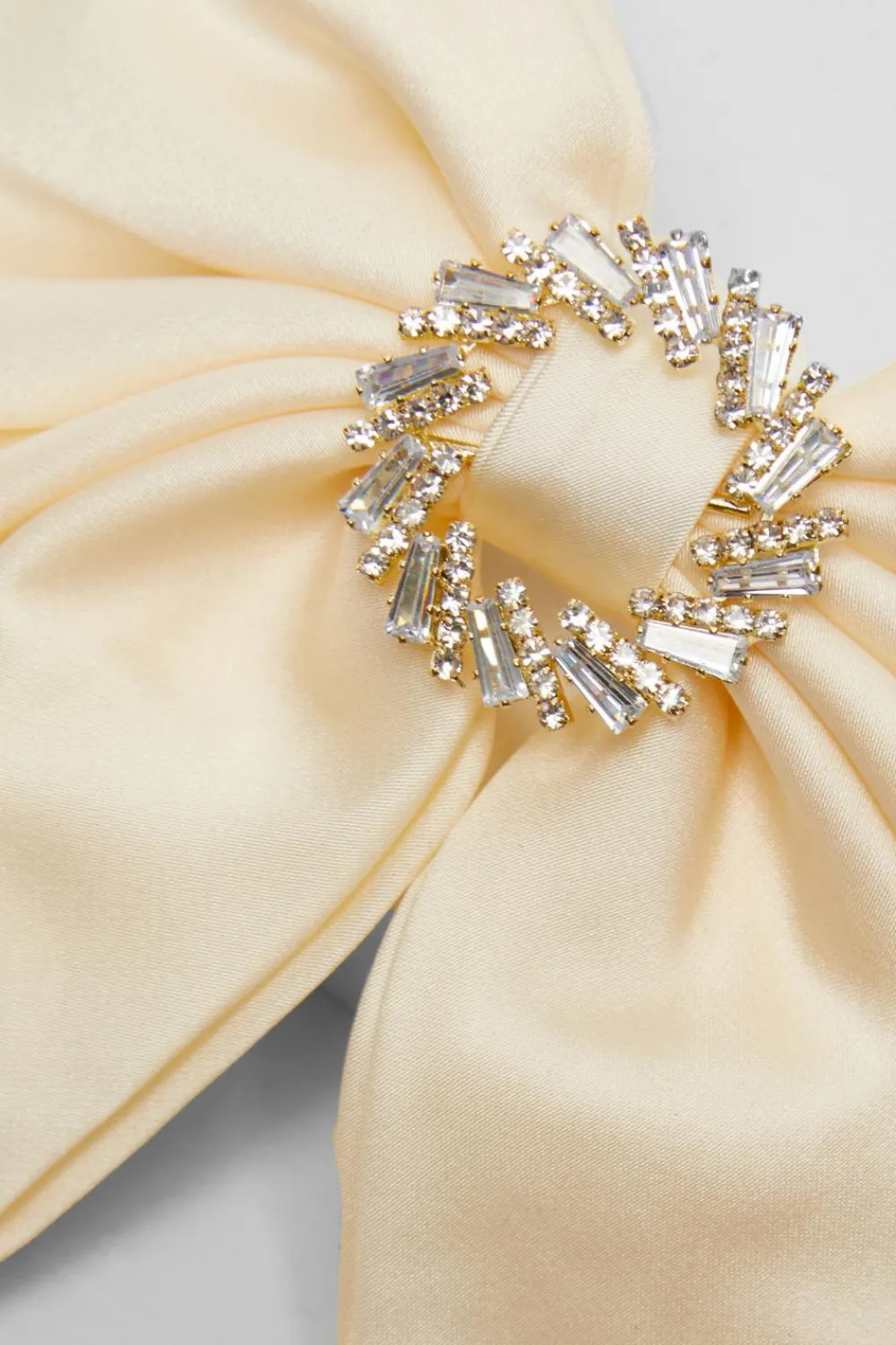Quiz Hair Accessories>Satin Embellished Hair Bow