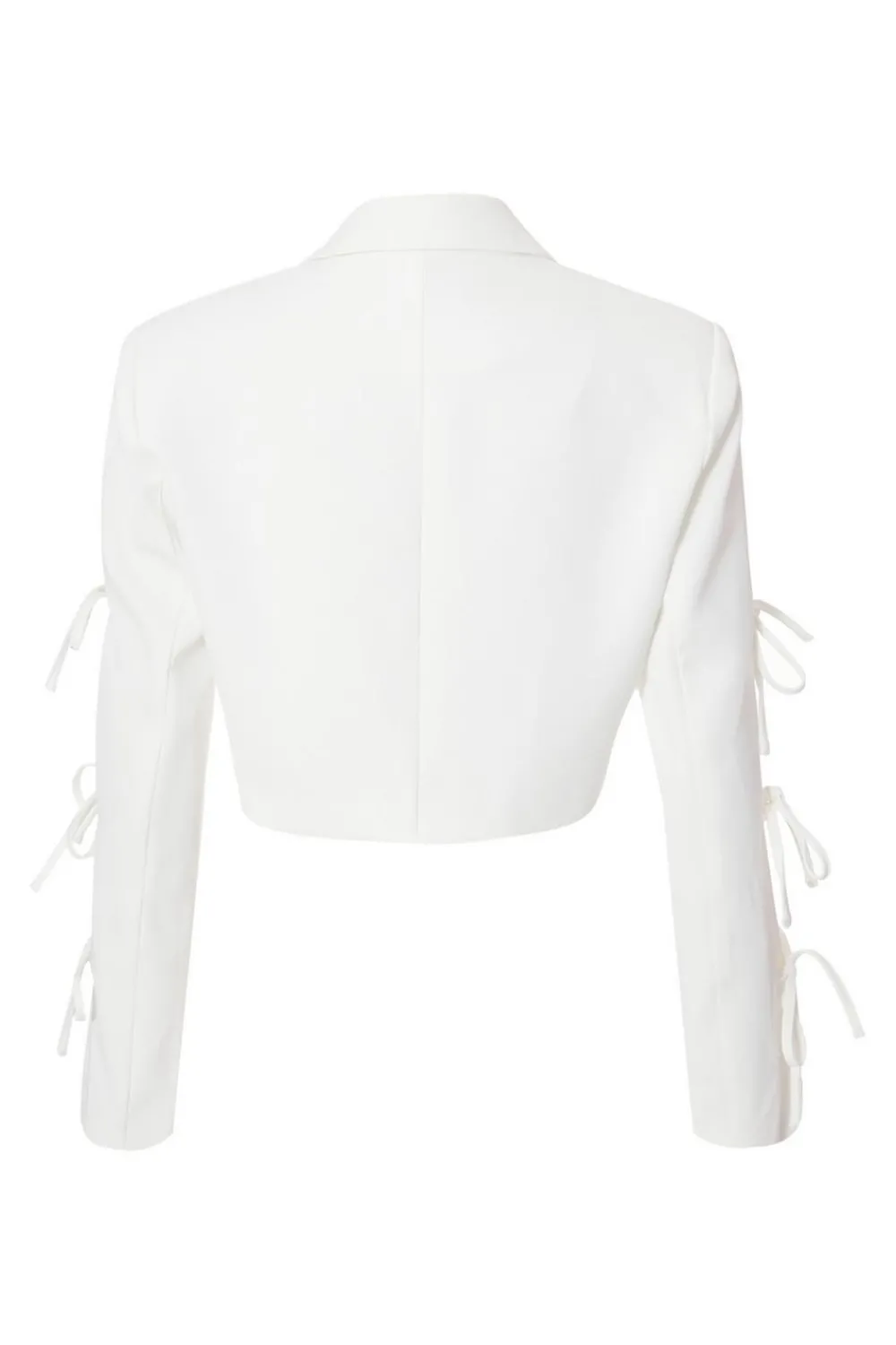 Quiz Summer Clothes|Jackets & Coats>Tie Sleeve Cropped Blazer