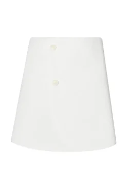 Quiz Summer Clothes|Skirts>Cream Wrap Mini Skirt