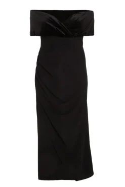 Quiz Prom Dresses|Prom & Ball>Curve Black Bardot Maxi Dress