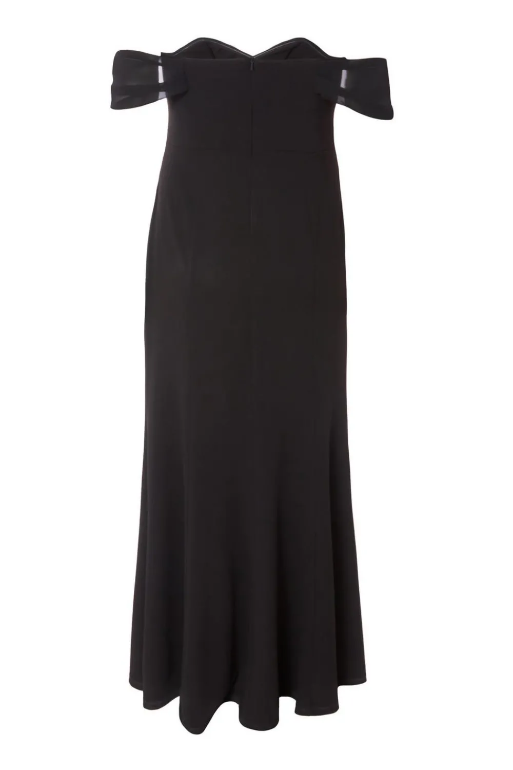Quiz Prom Dresses|Prom & Ball>Curve Chiffon Bardot Maxi Dress