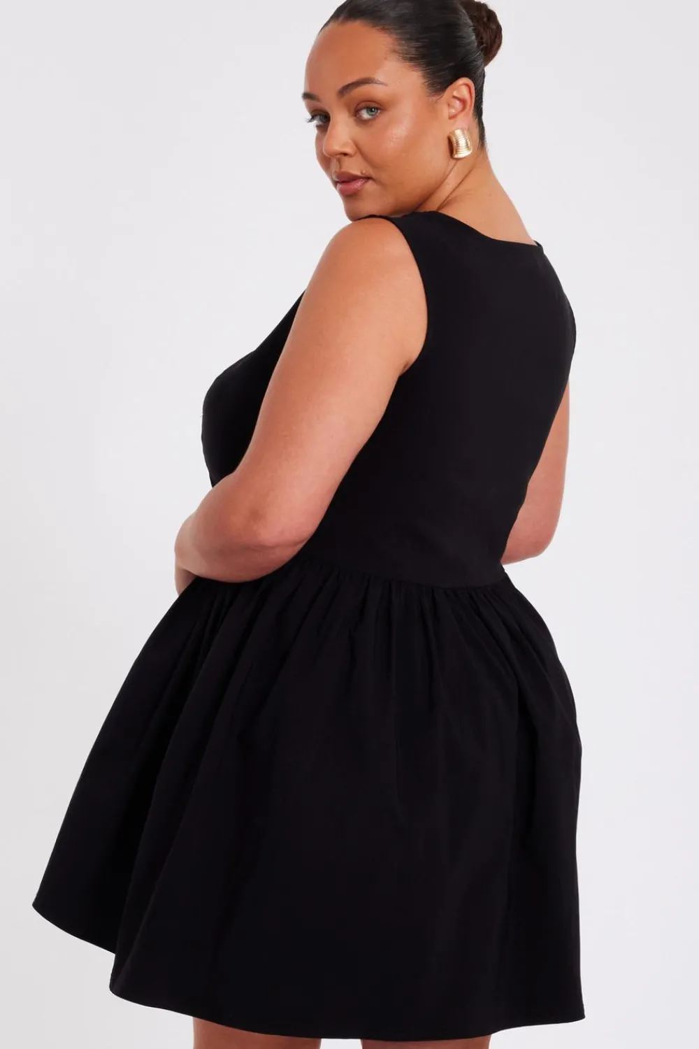 Quiz Summer Clothes|Holiday>Curve Drop Waist Mini Dress