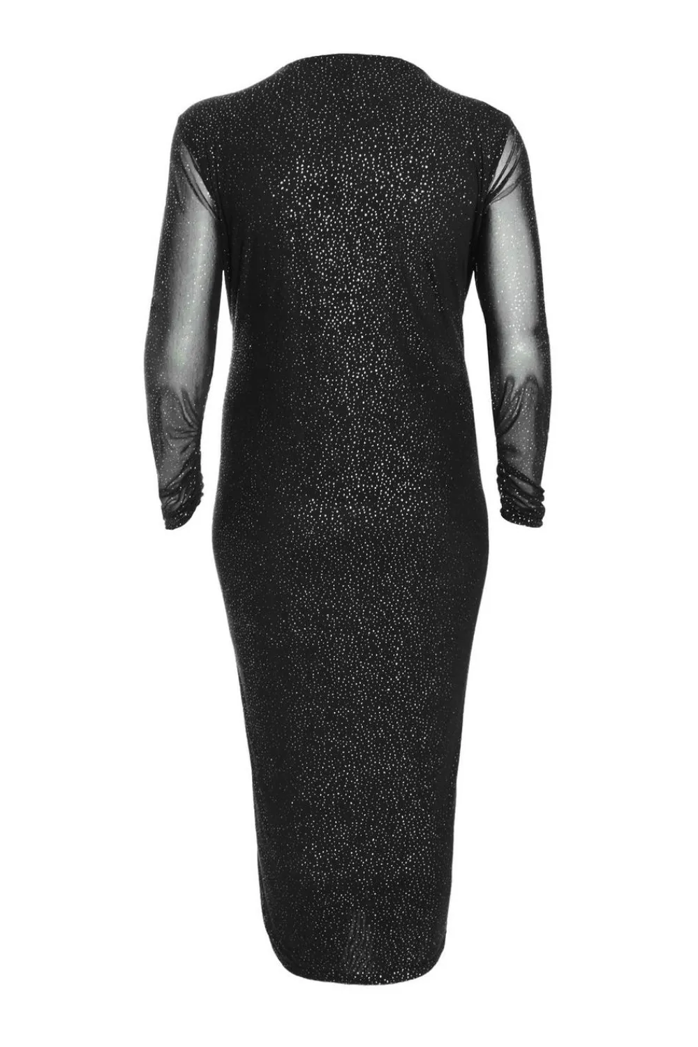 Quiz Evening Dresses|Midi Dresses>Curve Glitter Mesh Midaxi Dress