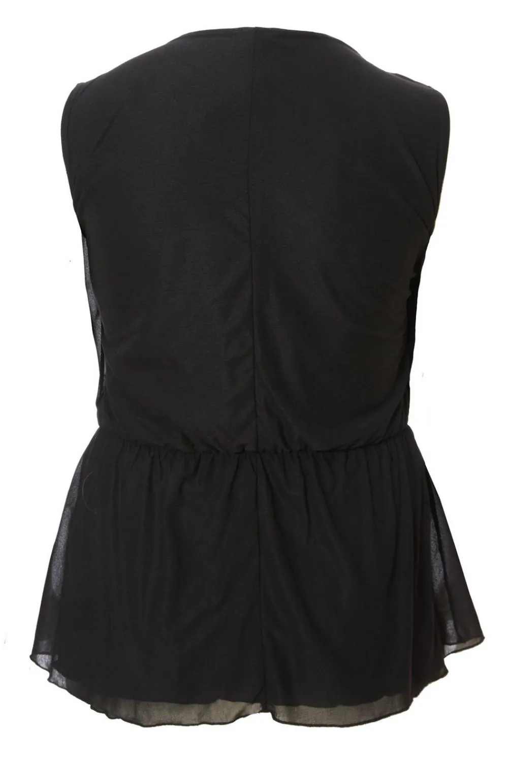 Quiz Shirts & Blouses|Going Out Tops>Curve Black Peplum Top