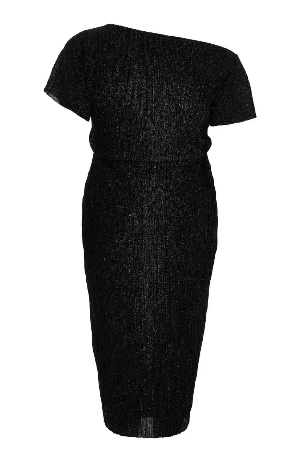 Quiz Evening Dresses|Occasion Dresses>Curve Black Pleated Midi Dress