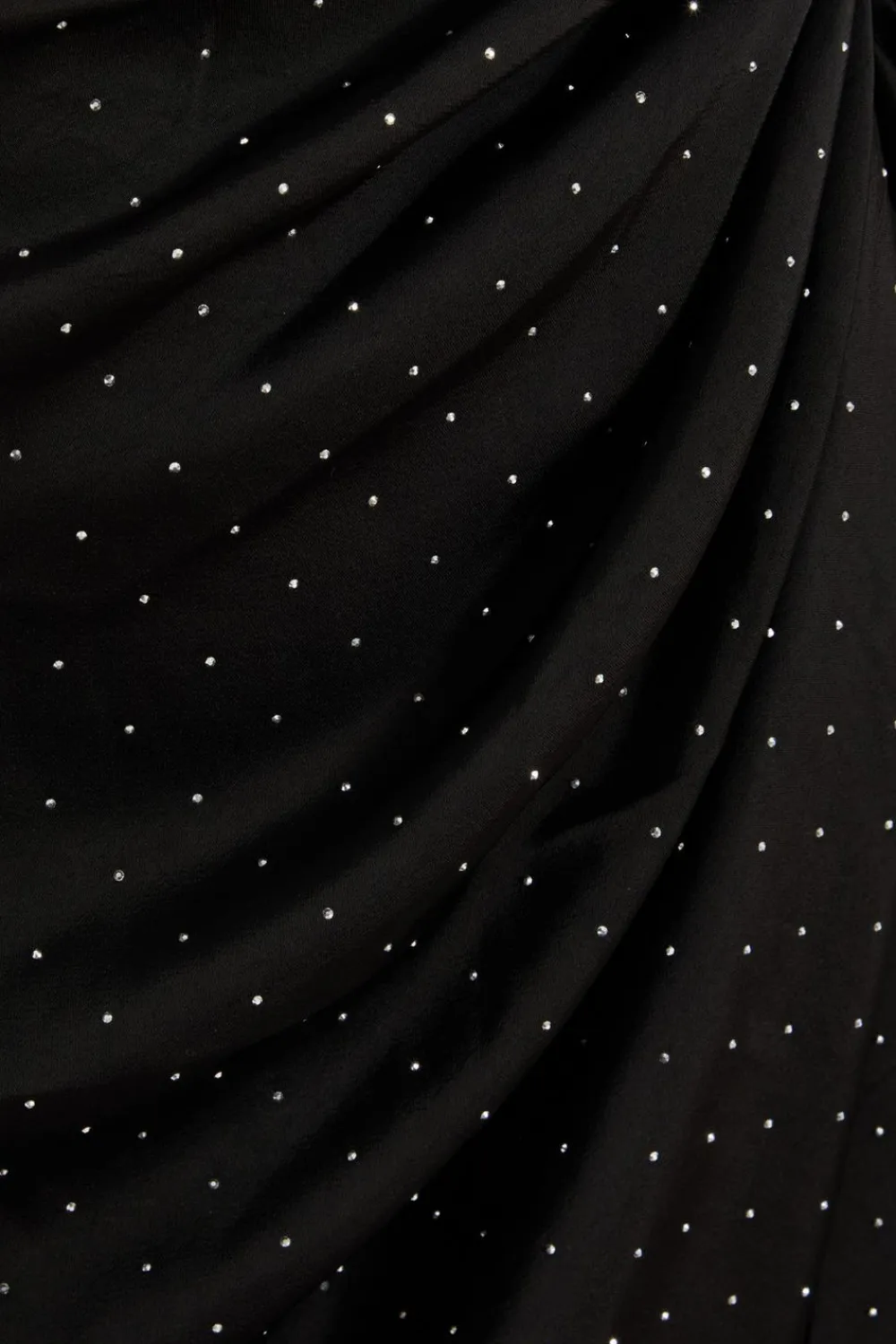 Quiz Evening Dresses|Wedding Guest Dresses>Curve Rhinestone Satin Midi Dress