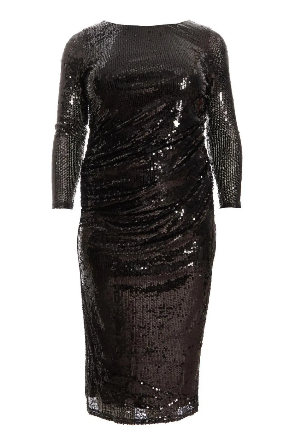 Quiz Occasion Dresses|Midi Dresses>Curve Sequin Midaxi Dress