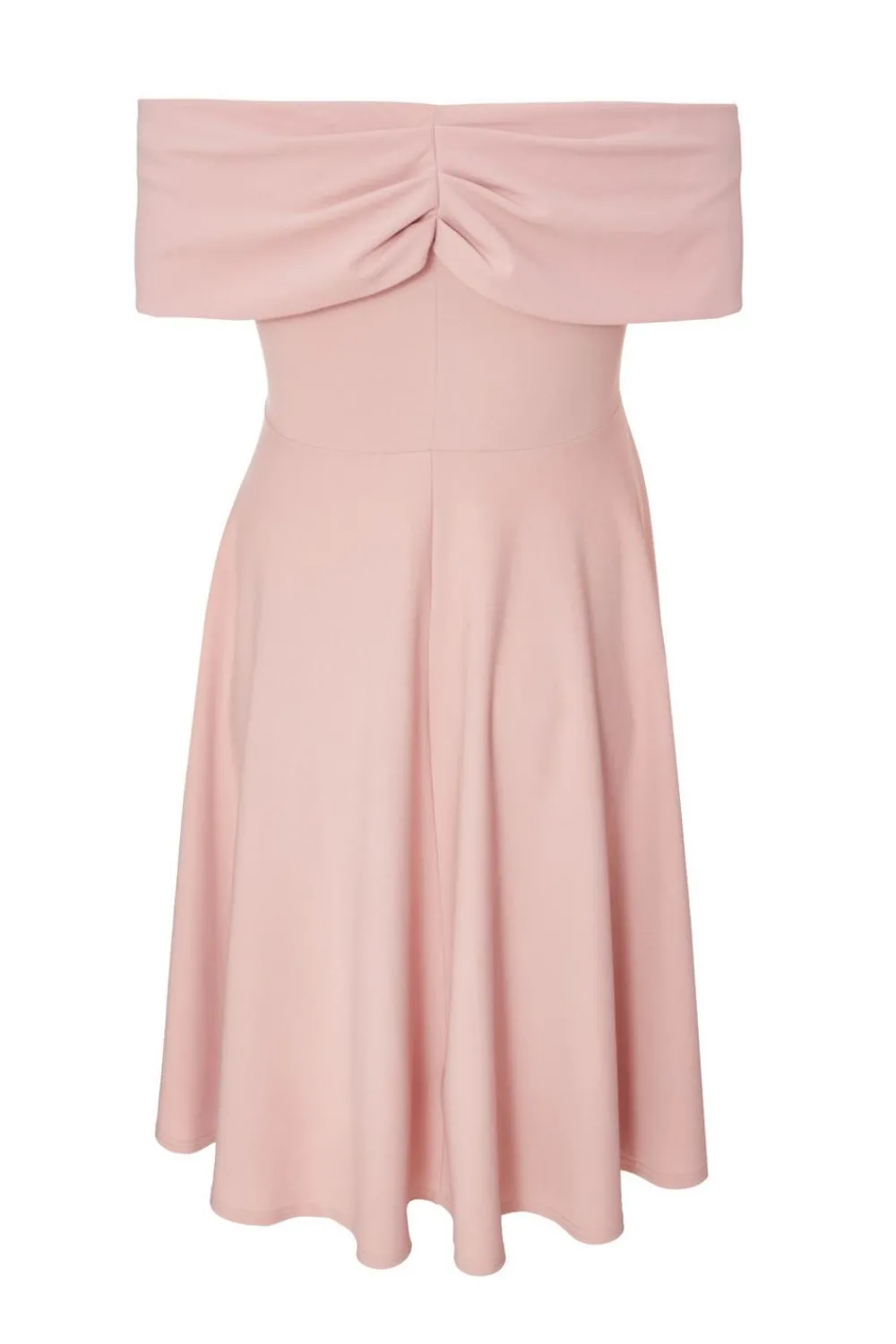 Quiz Day At The Races|Dresses>Curve Bardot Skater Midi Dress