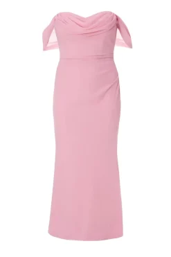 Quiz Prom Dresses|Prom & Ball>Curve Chiffon Bardot Maxi Dress