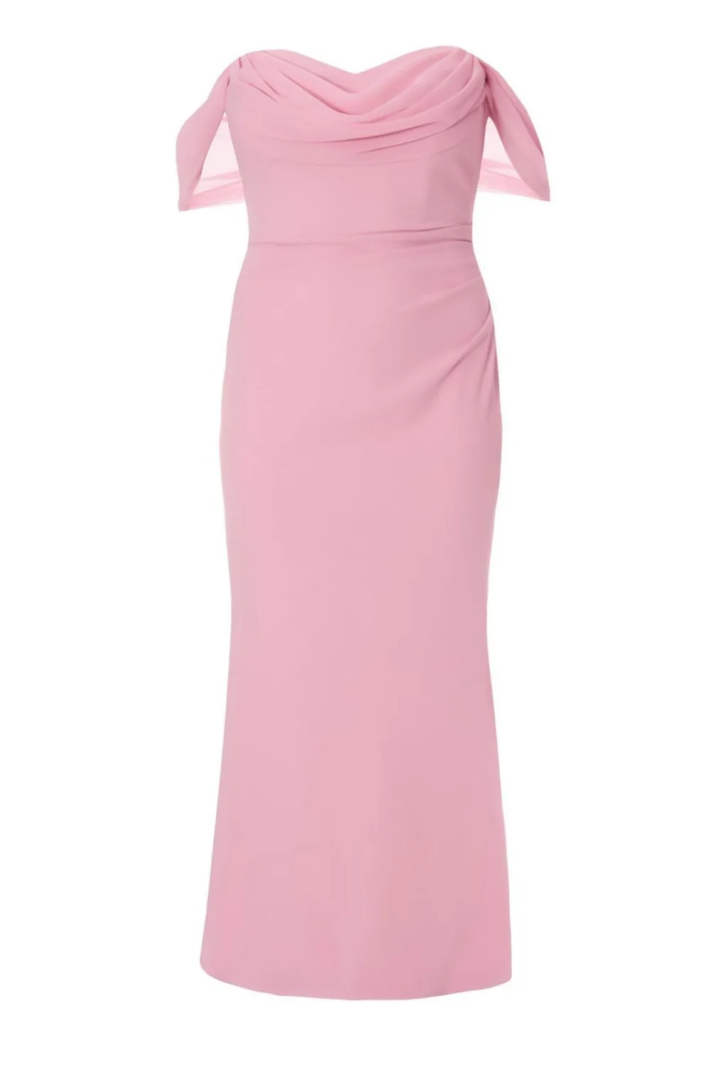 Quiz Prom Dresses|Prom & Ball>Curve Chiffon Bardot Maxi Dress