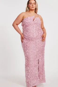 Quiz Prom Dresses|Prom & Ball>Curve One Shoulder Floral Maxi Dress