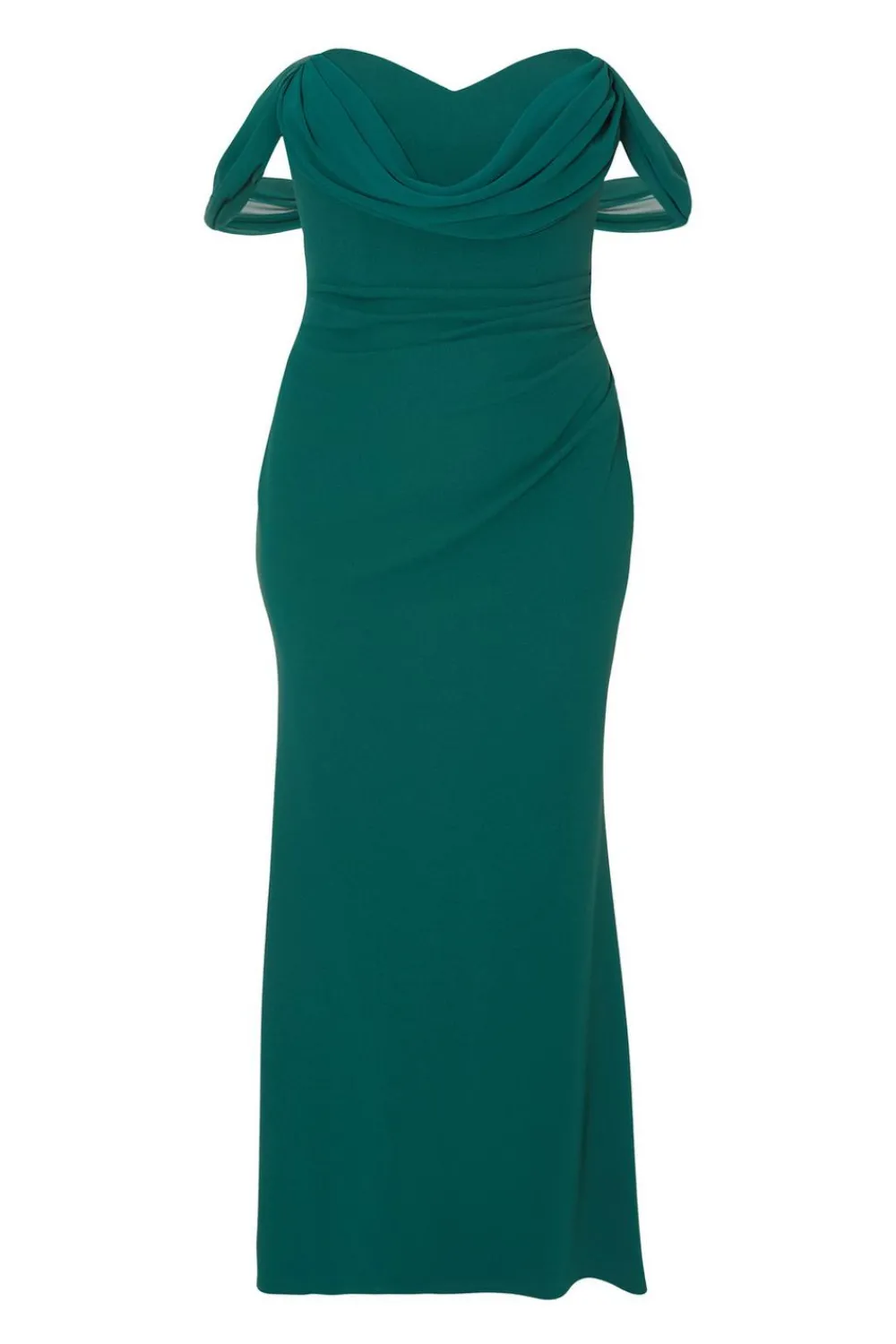 Quiz Prom Dresses|Prom & Ball>Curve Chiffon Bardot Maxi Dress