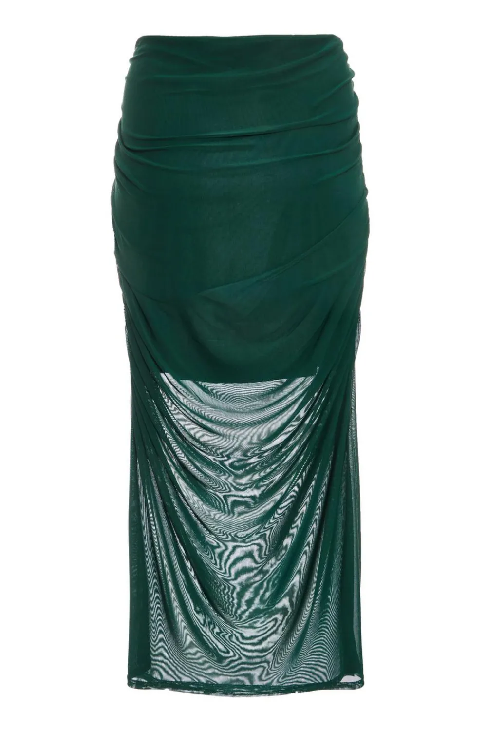 Quiz Co-Ords|Going Out>Curve Mesh Midaxi Skirt
