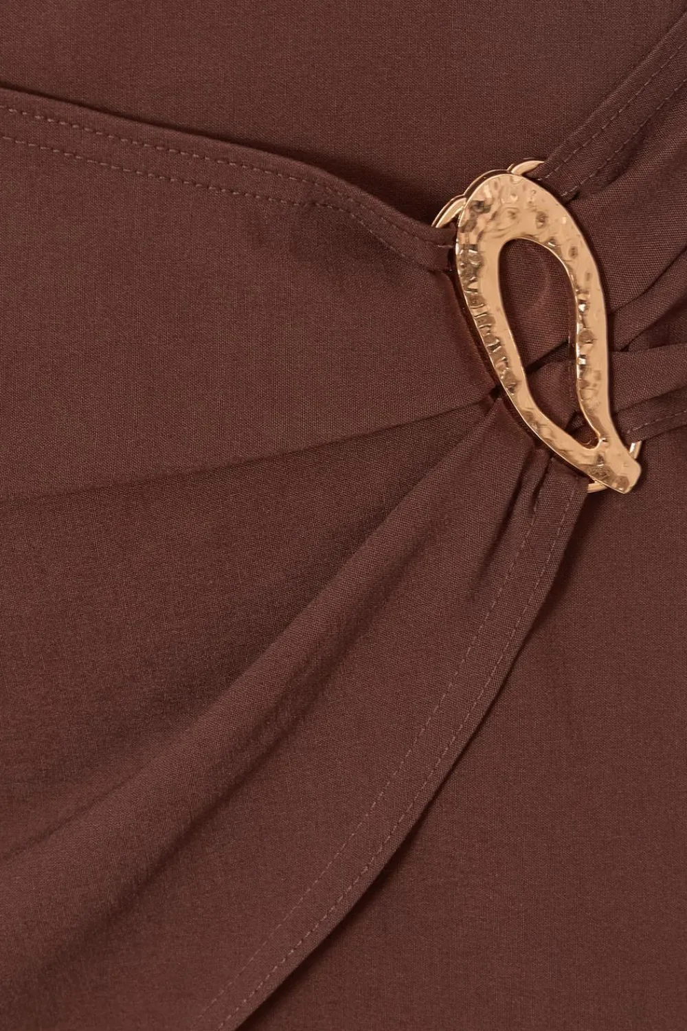 Quiz Going Out|Dresses>Curve Brown Square Neck Mini Dress