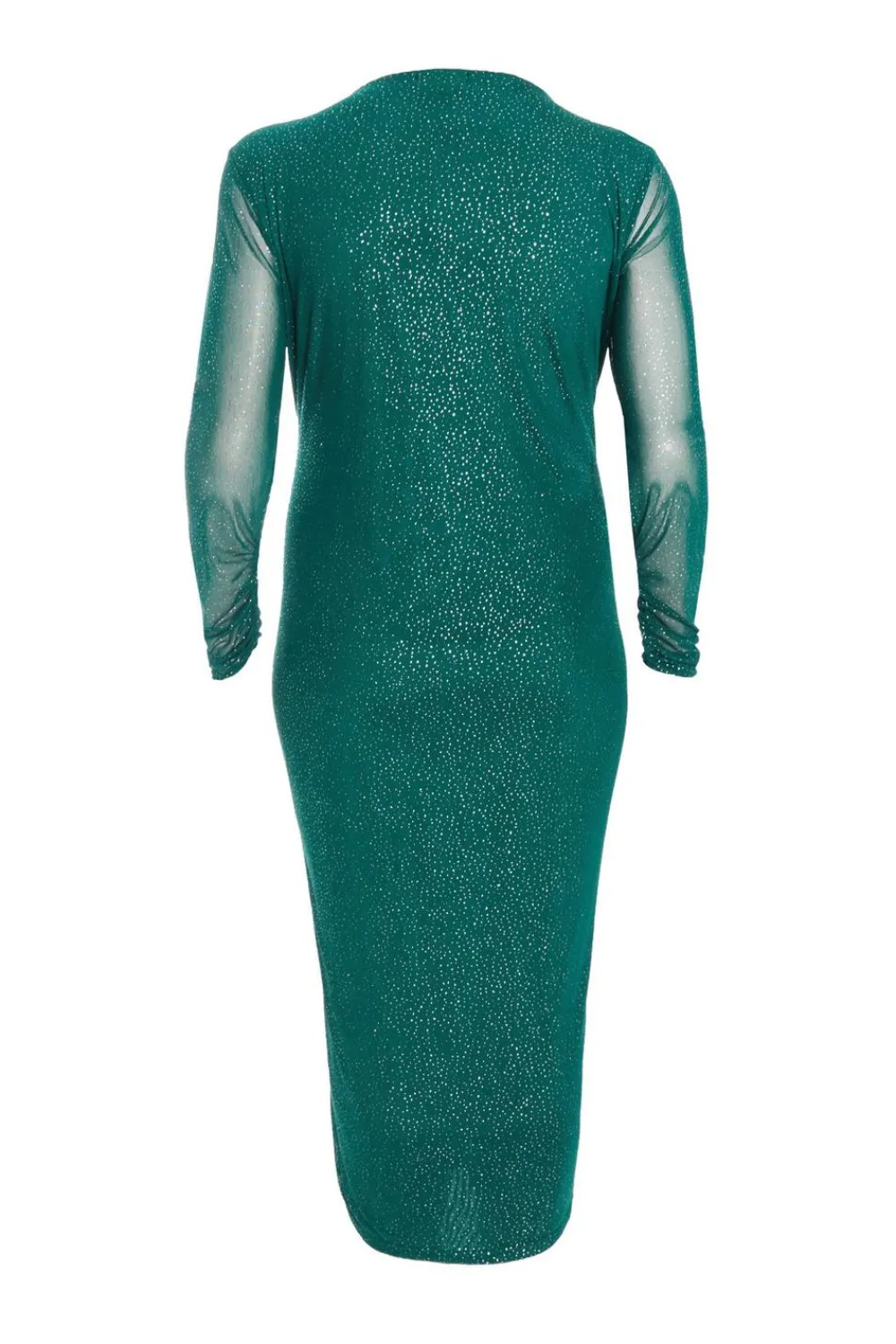 Quiz Evening Dresses|Midi Dresses>Curve Glitter Mesh Midaxi Dress
