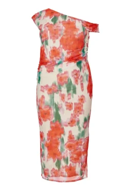 Quiz Summer Clothes|Holiday>Curve Floral Smudge Midaxi Dress