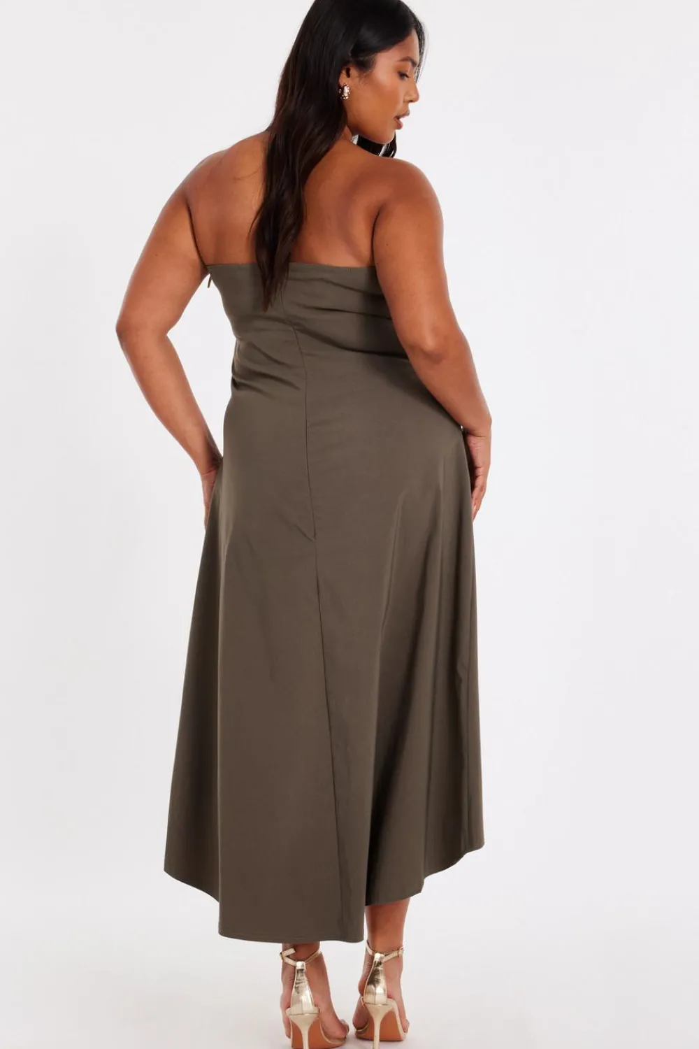 Quiz Day At The Races|Christening Guest>Curve Bandeau Midi Dress