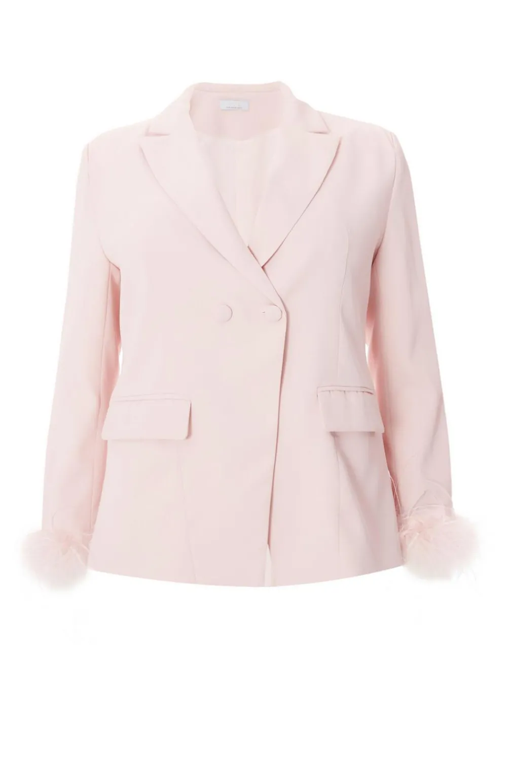 Quiz Day At The Races|Christening Guest>Curve Feather Trim Blazer