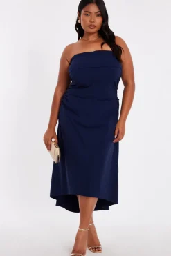 Quiz Day At The Races|Christening Guest>Curve Bandeau Midi Dress