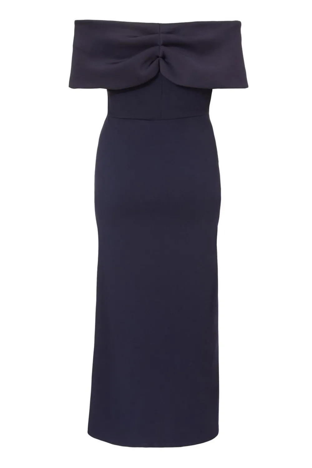 Quiz Prom Dresses|Prom & Ball>Curve Navy Bardot Maxi Dress