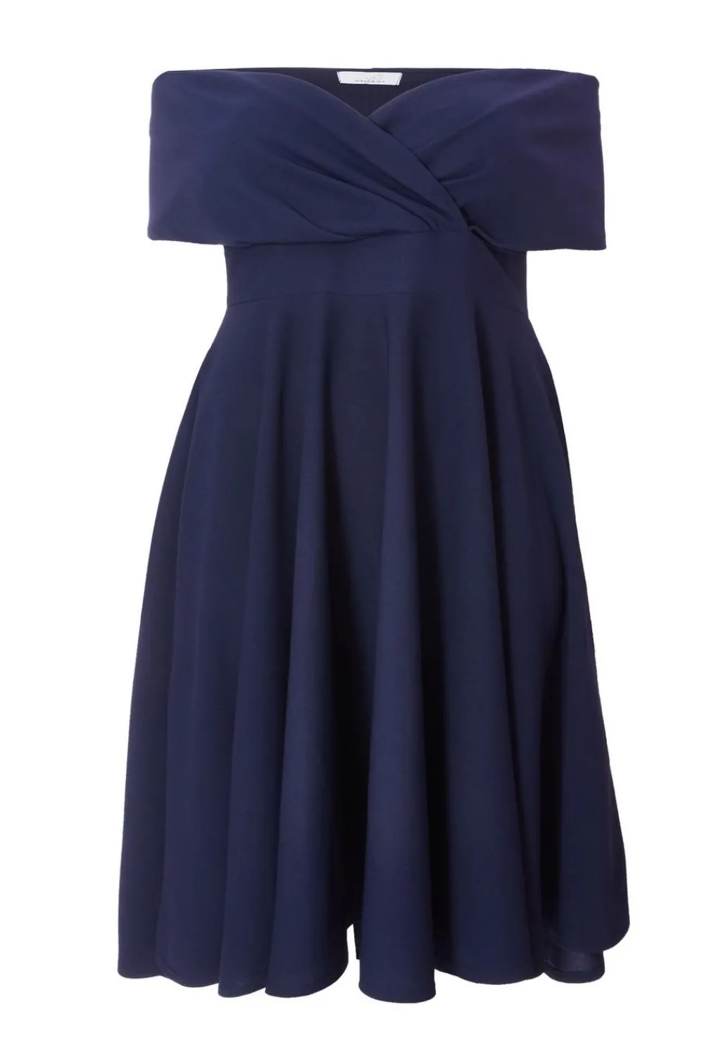 Quiz Evening Dresses|Day At The Races>Curve Bardot Midi Dress