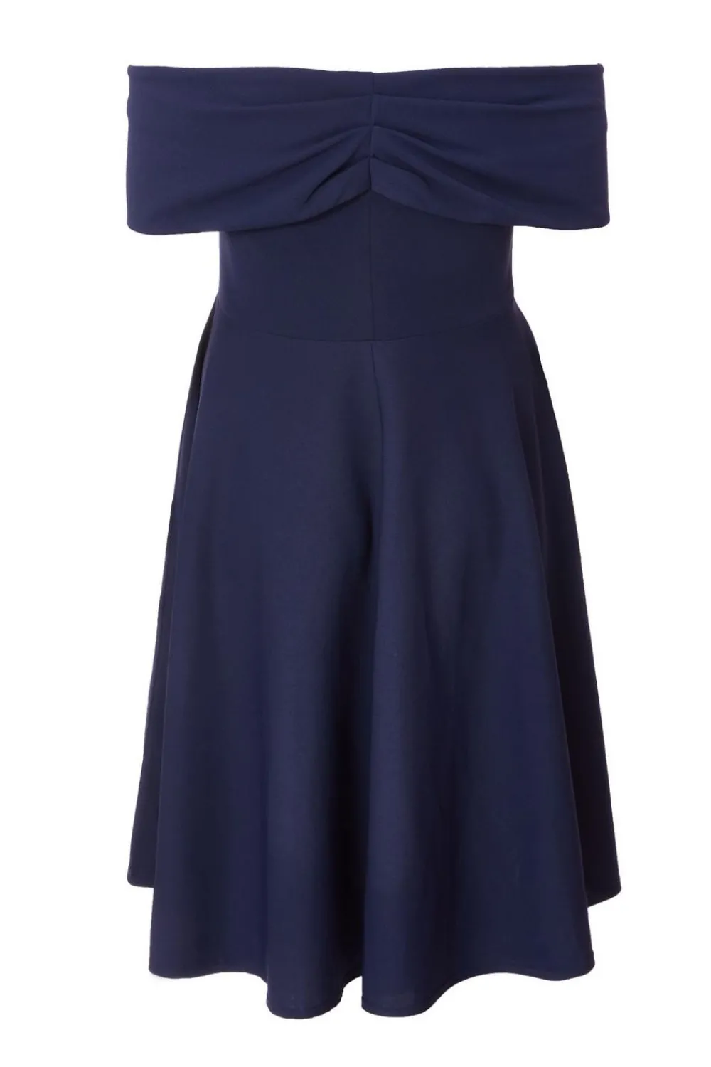 Quiz Evening Dresses|Day At The Races>Curve Bardot Midi Dress