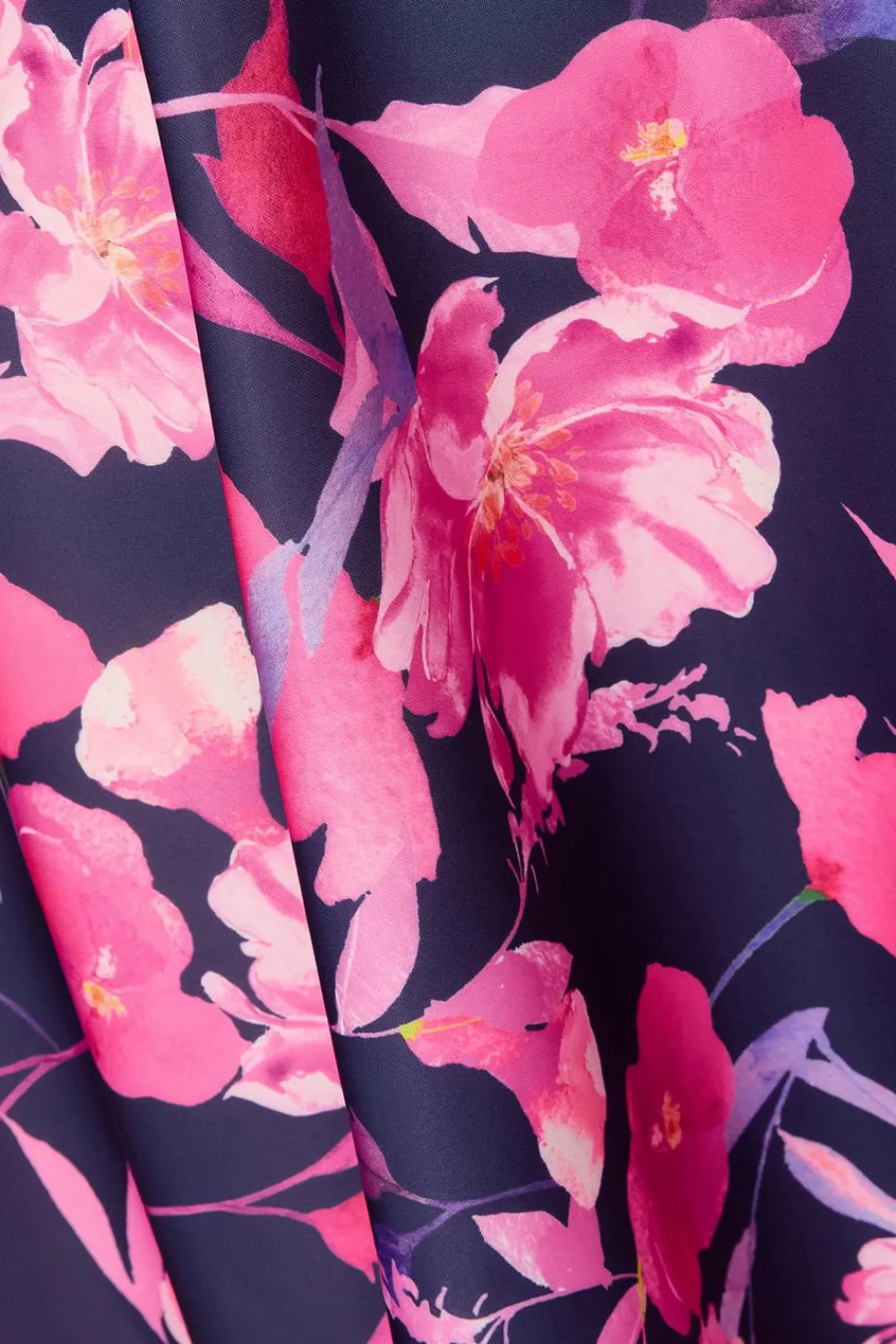Quiz Day At The Races|Christening Guest>Curve Navy Floral Skater Dress