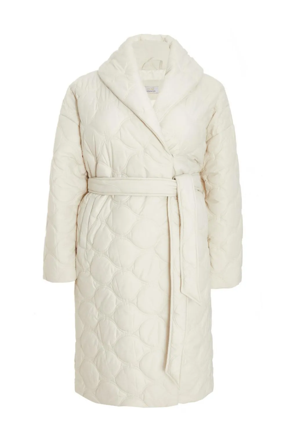 Quiz Casual Clothing>Curve Quilted Wrap Coat