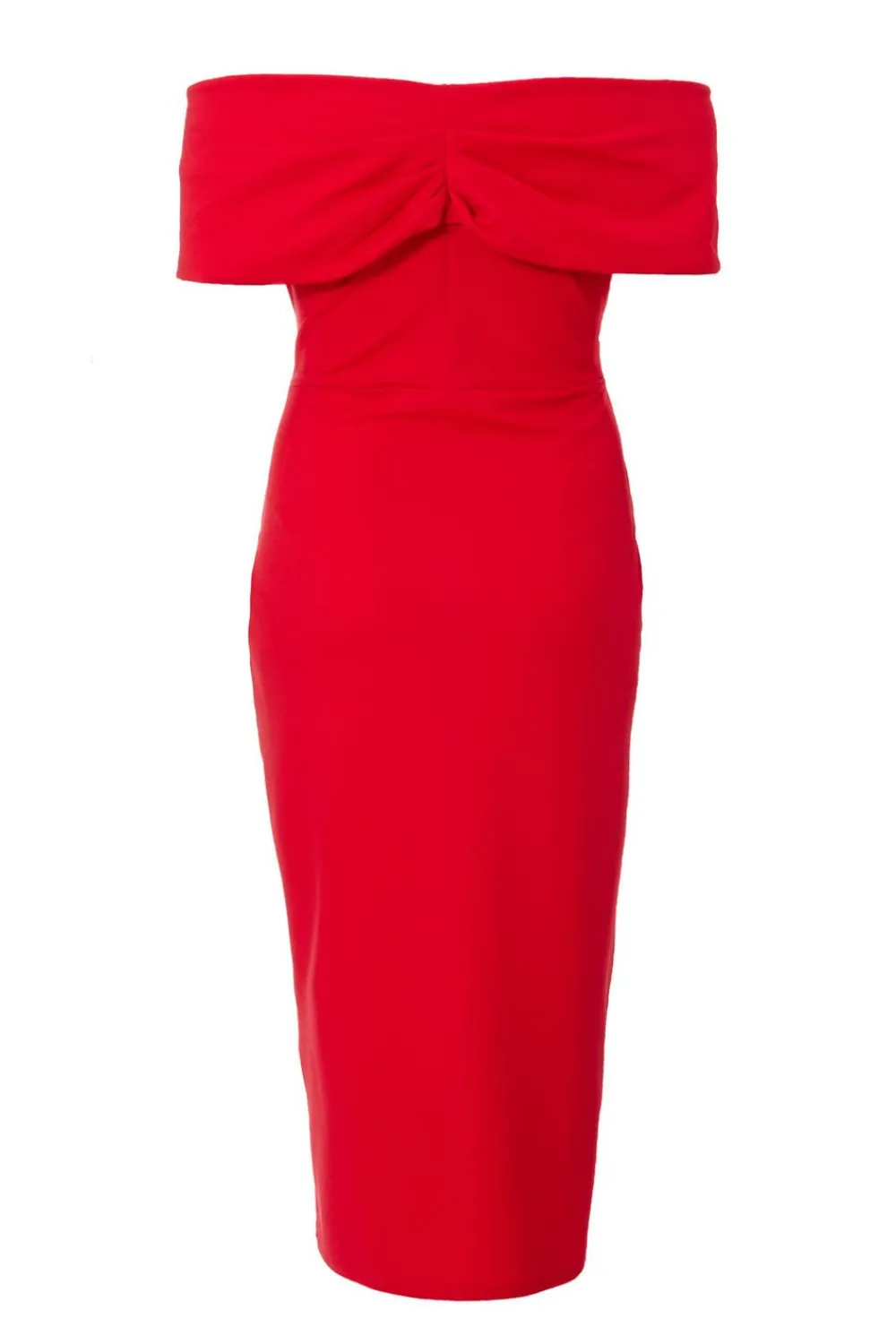 Quiz Evening Dresses|Christening Guest>Curve Bardot Midi Dress