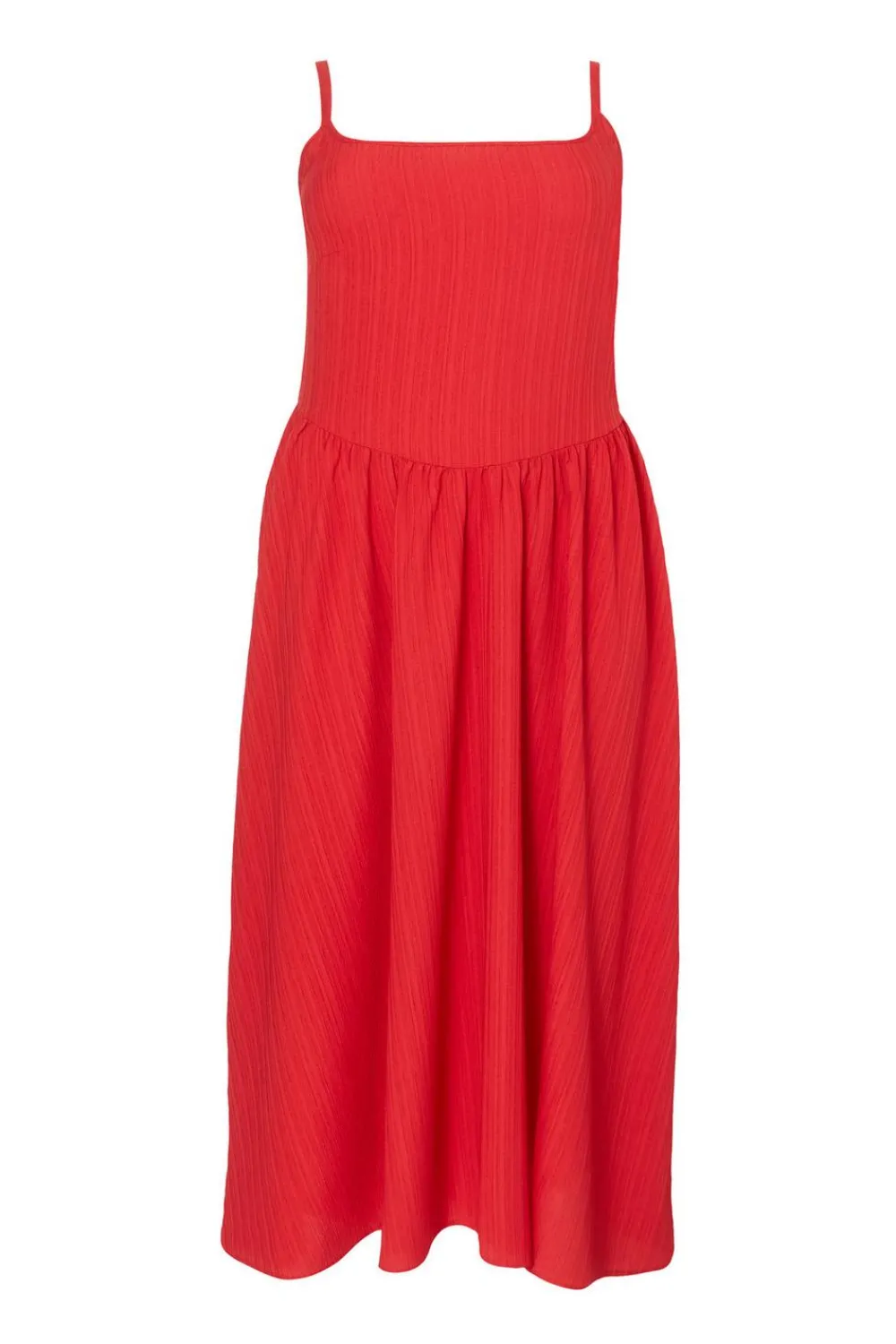 Quiz Trending: Red|Summer Clothes>Curve Drop Waist Midaxi Dress
