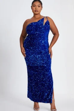 Quiz Prom & Ball|Evening Dresses>Curve Sequin Maxi Dress
