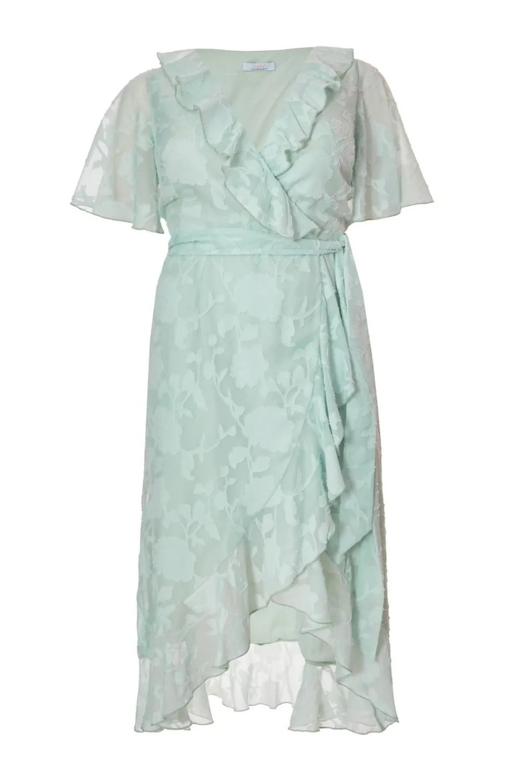 Quiz Day At The Races|Christening Guest>Curve Jacquard Frill Midaxi Dress
