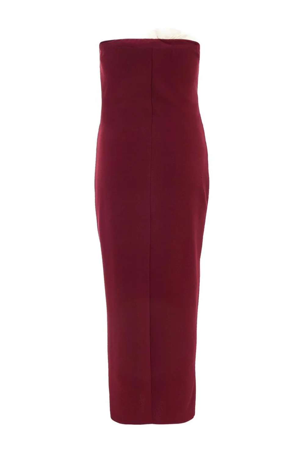 Quiz Prom & Ball|Evening Dresses>Dark Red Corsage Midaxi Dress
