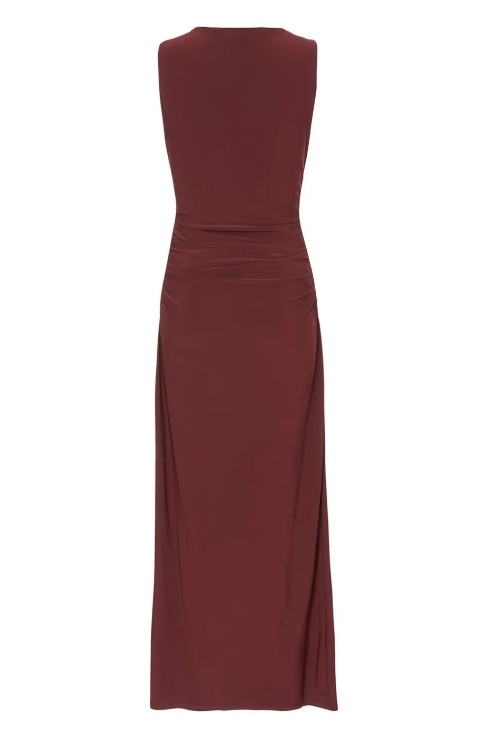 Quiz Day At The Races|Christening Guest>Dark Red Gold Buckle Midaxi Dress