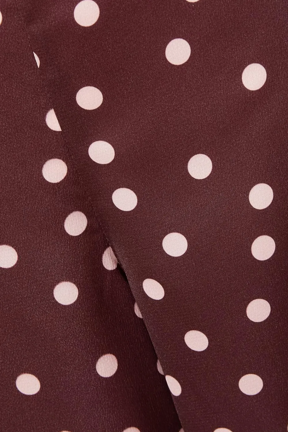 Quiz Trousers|Trending: Red>Dark Red Polka Dot Trousers