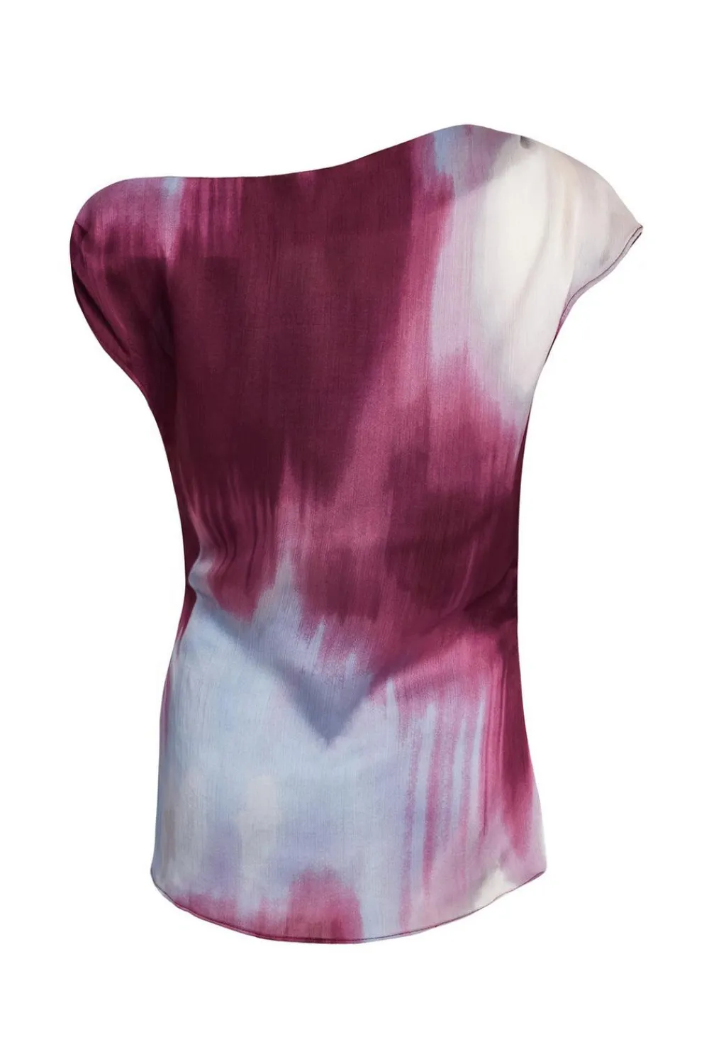 Quiz Going Out Tops|Trending: Red>Dark Red Satin Drop Shoulder Top
